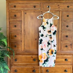 Black halo tank dress